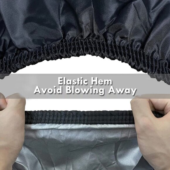 Riding Lawn Tractor Mower Cover Waterproof UV Protector Heavy Duty Fits 72"x54'' - Picture 5 of 7